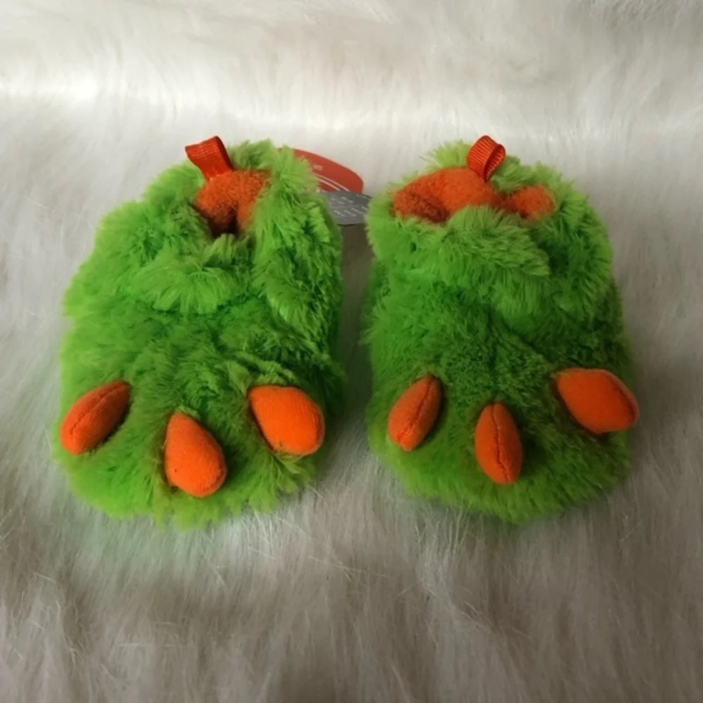 Wonder Nation Slippers‎ Size 2 New With Tags Slip On Green